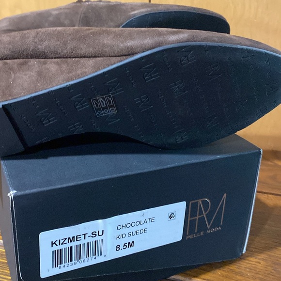 Pelle moda brown suede wedges - Picture 4 of 4